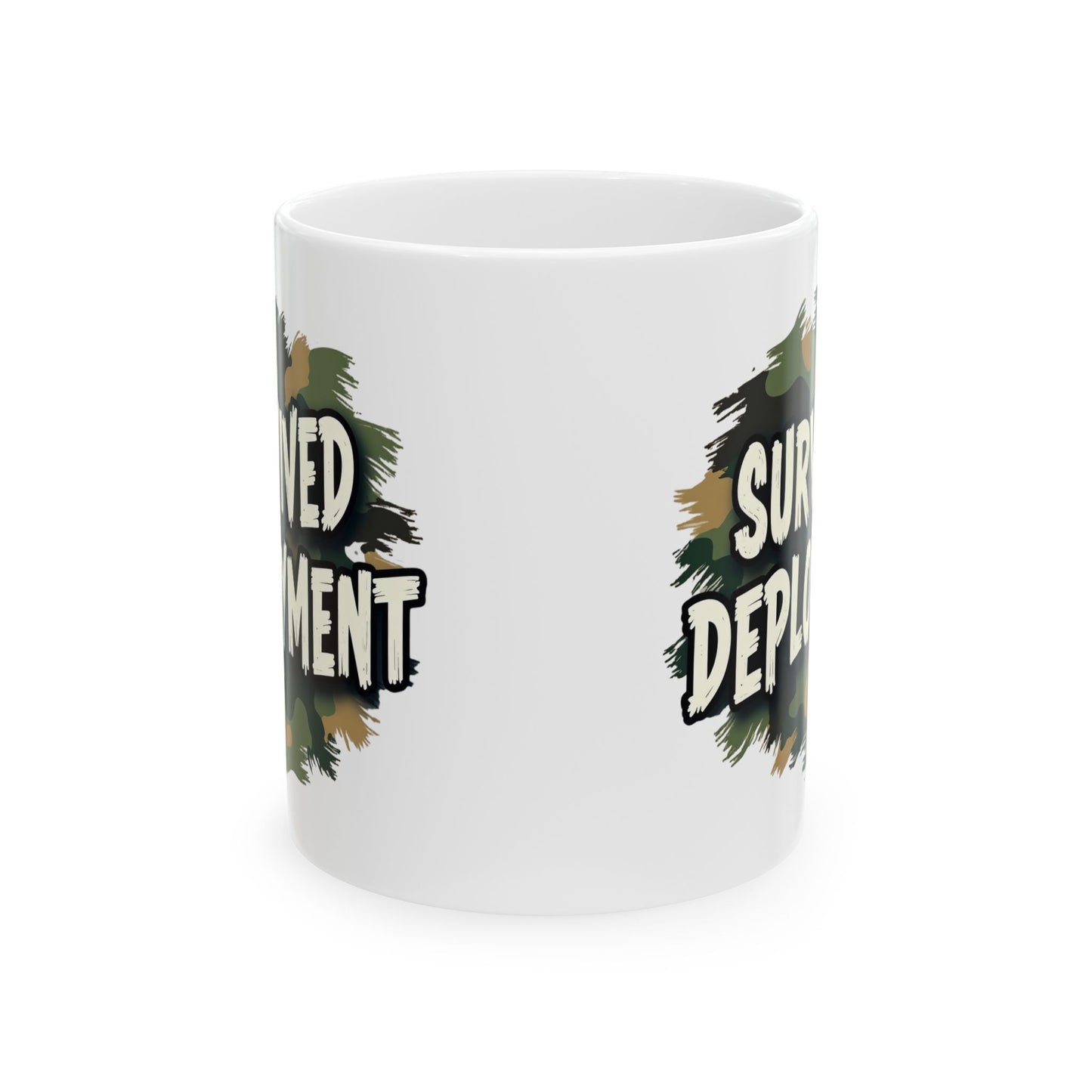 National Guard Survived Deployment Mug, Military Pride, Veteran Coffee Mug, Army National Guard Gift, Veteran Appreciation (11oz & 15oz)