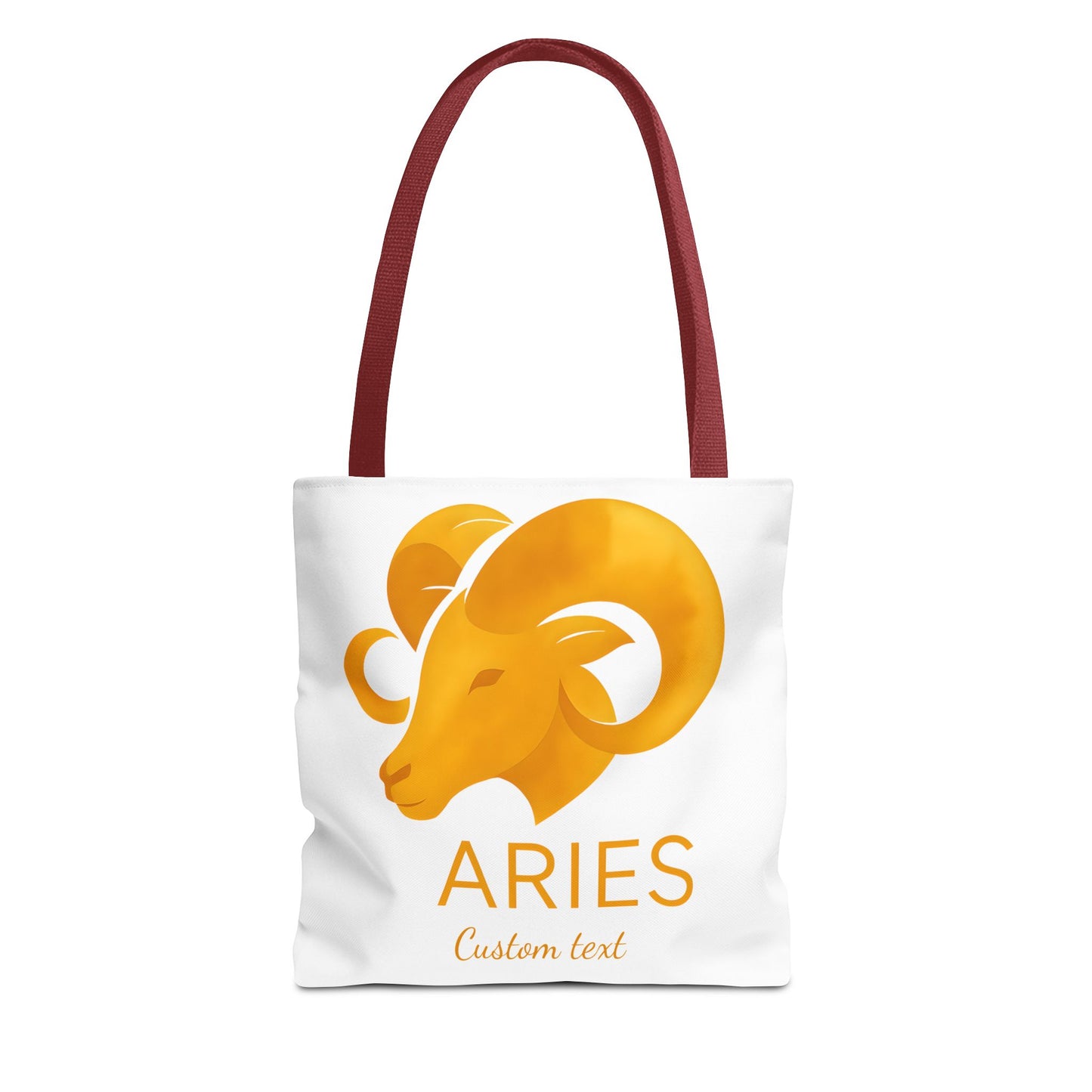 Aries Zodiac Personalized Tote Bag, Artistic Tote Bag, Astrology Bag, Unique Tote Bag, Aries Birthday Gift