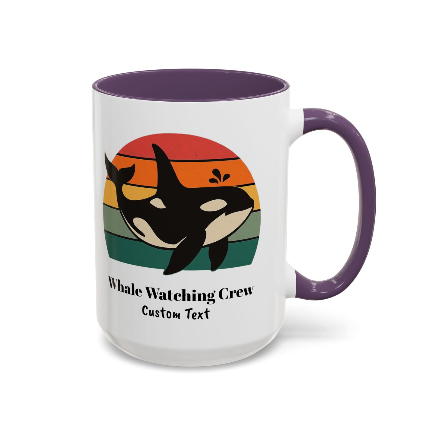 Personalized Orca Whale Coffee Mug, Whale Watching Mug, Whale Gifts, Alaskan Cruise, Blue Whale, Beluga Whale, Maui Excursion