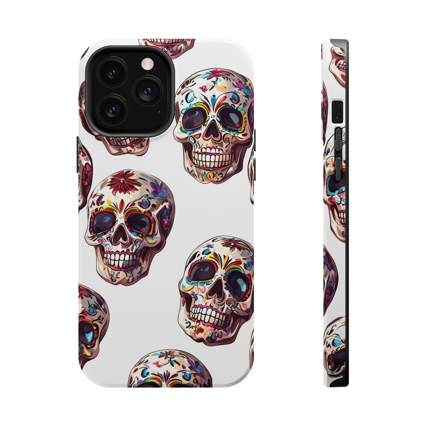 Sugar Skull Phone Case, Dia De Los Muertos, Day Of The Dead, Mexican Tradition, Sugar Skull Art, Wireless Charger