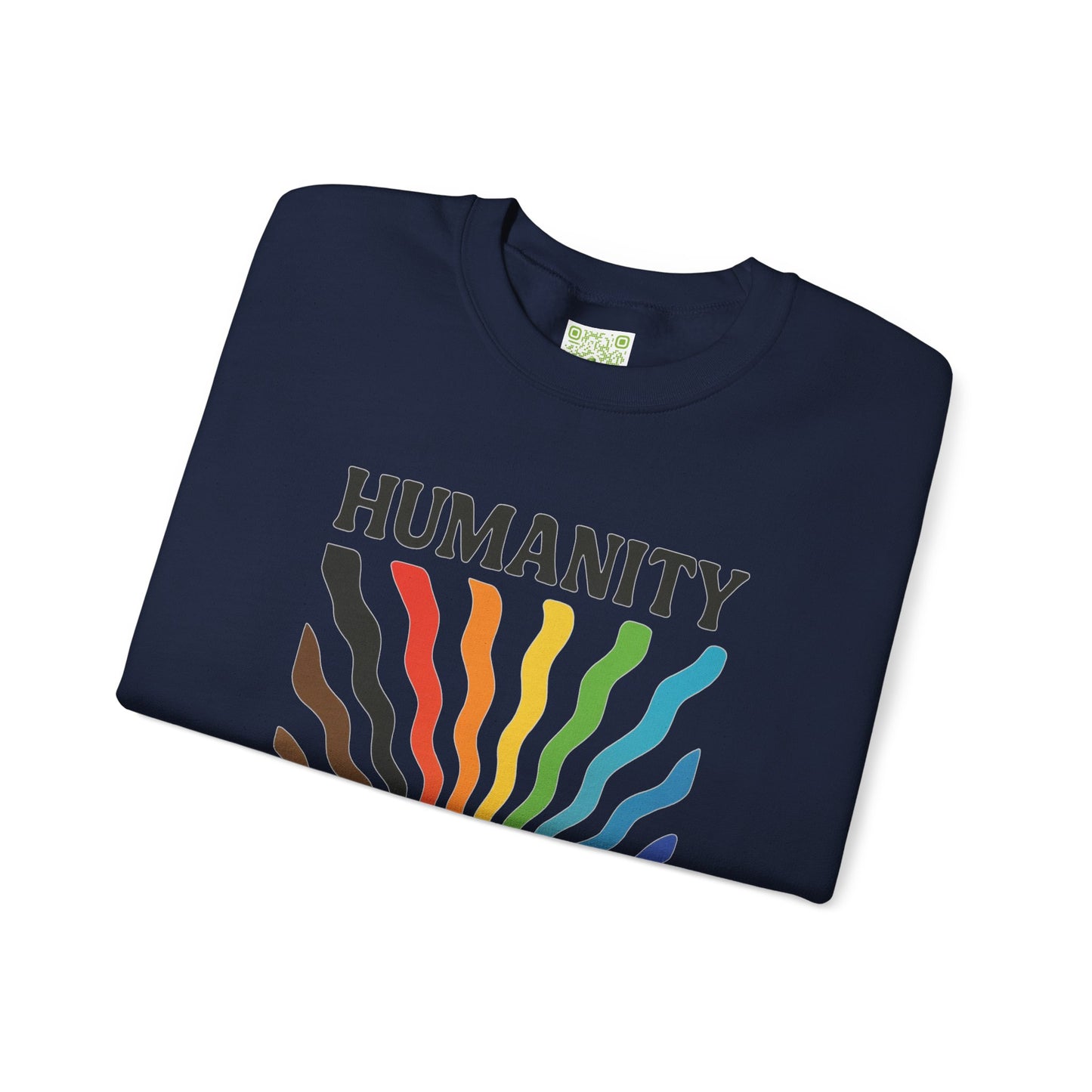 Pride Month Crewneck Sweatshirt, Humanity is Inclusive, LGBT Shirt, Lesbian Pride, Bisexual, Transgender, Equal Rights, pridemonth