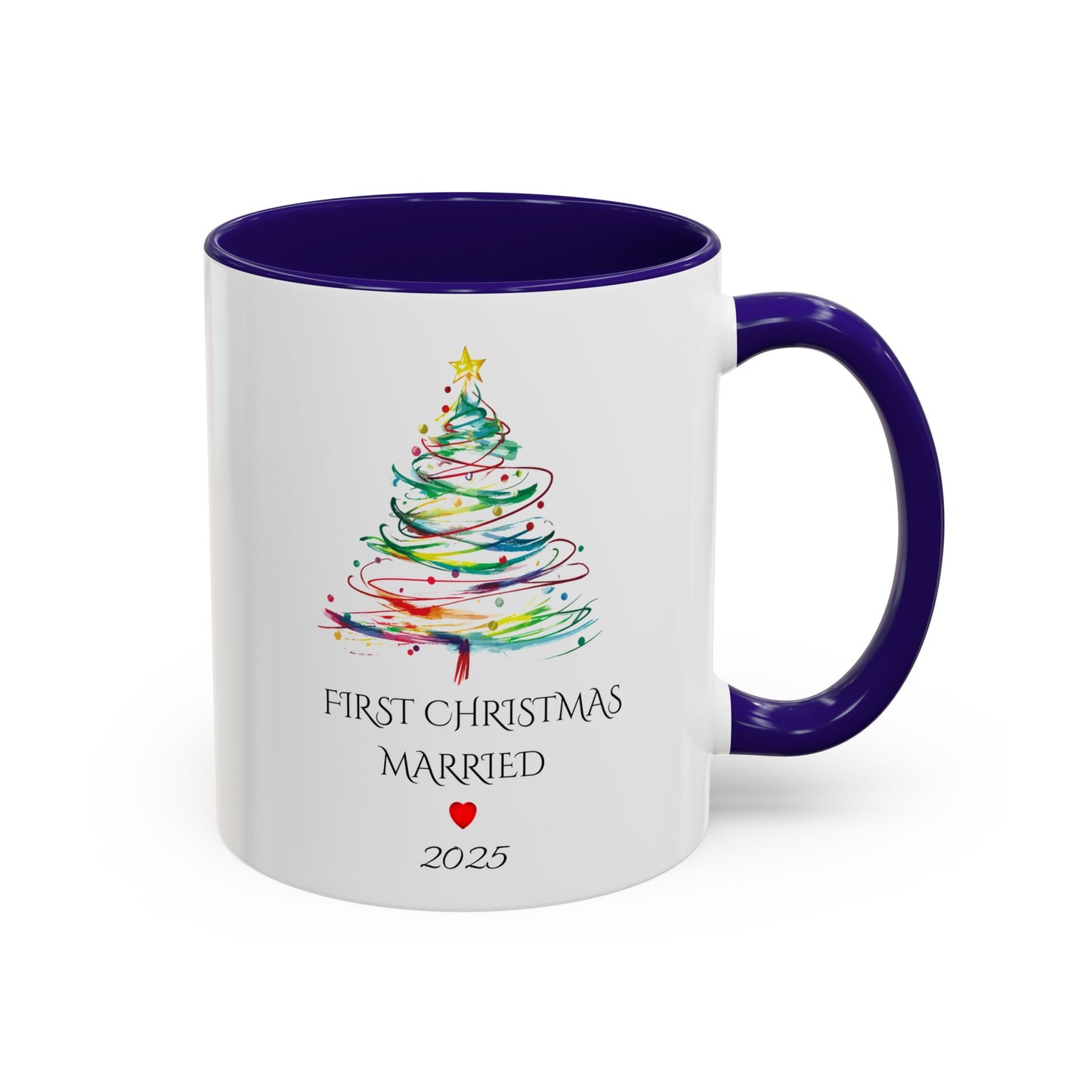First Year Married Mug, Mr and Mrs Mug, Couple Mug, First Christmas Married, Just Married Gift, Newlywed Gift Ideas