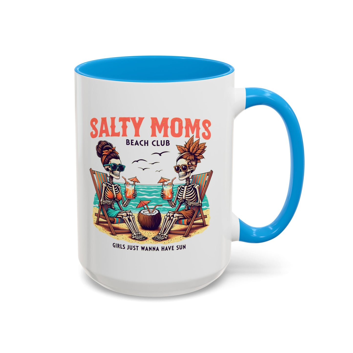 Bonus Mom Gift, Salty Moms Beach Club Mug, Salty Mug, Summer Mom Mug, Hot Mom Summer, Beach Club Mug, Stay Salty Mug, Beach Days