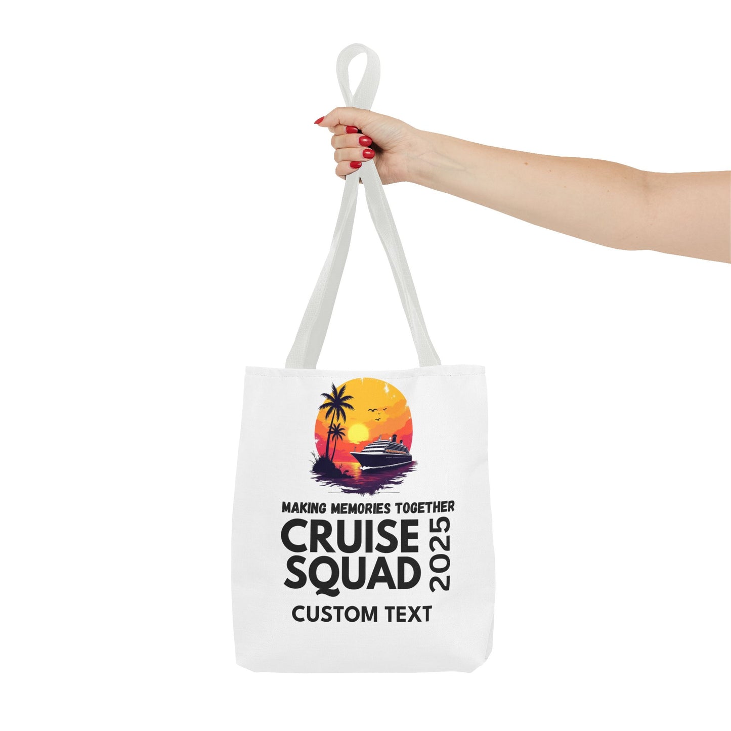 Personalized Cruise Squad Tote Bag, Family Cruise 2025, Matching Tote Bag, Vacation Tote, Family Vacation 2025, Cruise Bag