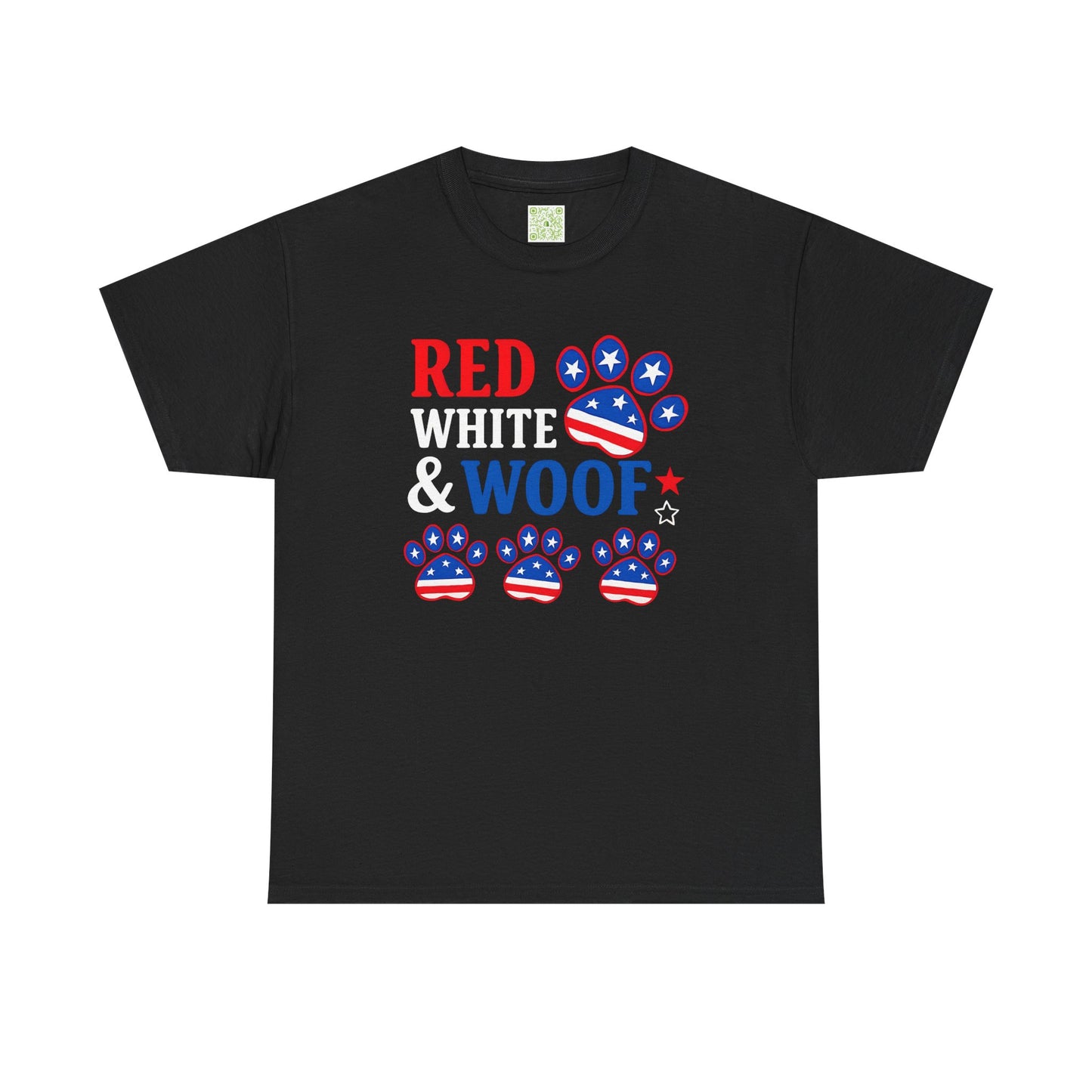 Patriotic Dog Lover Tee, USA Dogs Shirt, Red White & Woof, Fourth of July Shirt, American Shirt, Dog Lovers Gift