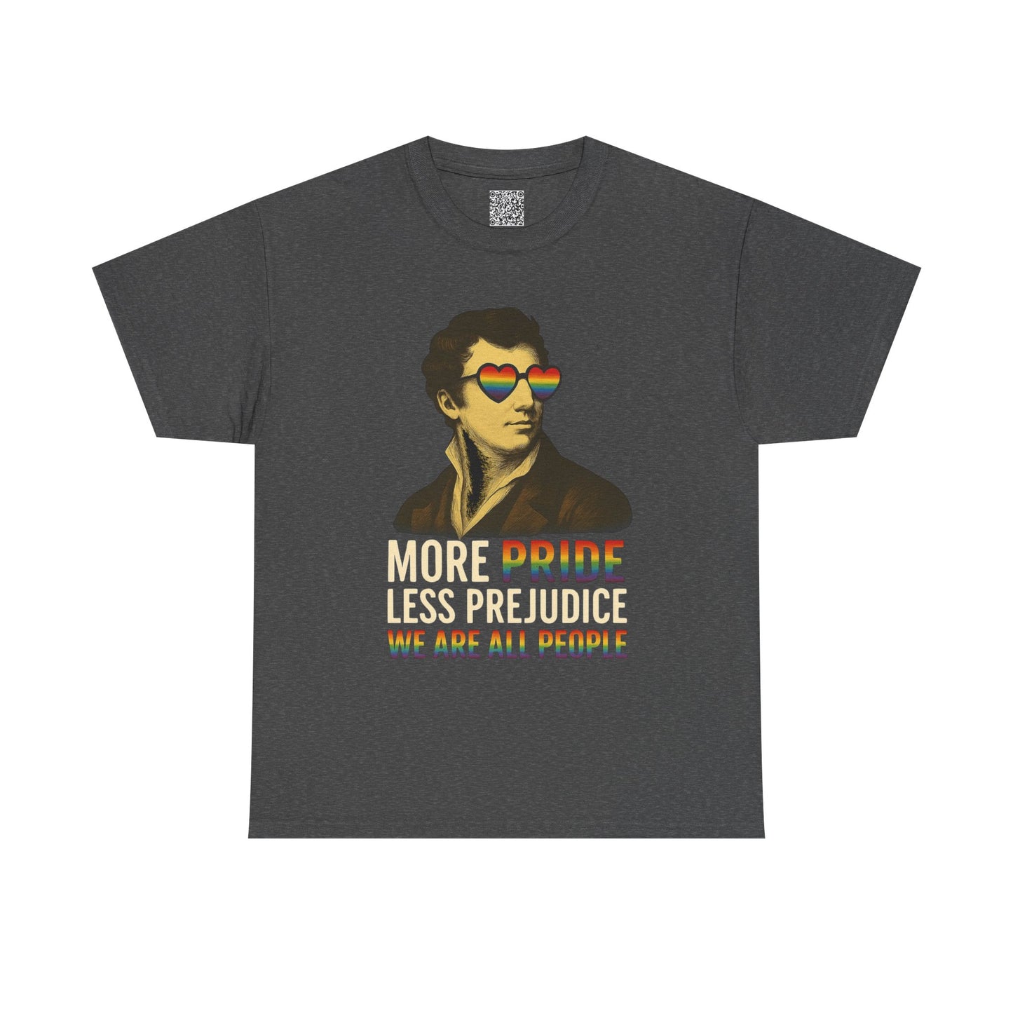 Pride Month Graphic Tee, More Pride Less Prejudice, Queer Shirt, Trans Shirt, Lesbian Shirt, LGBT Pride Outfit, pridemonth, Gay Pride
