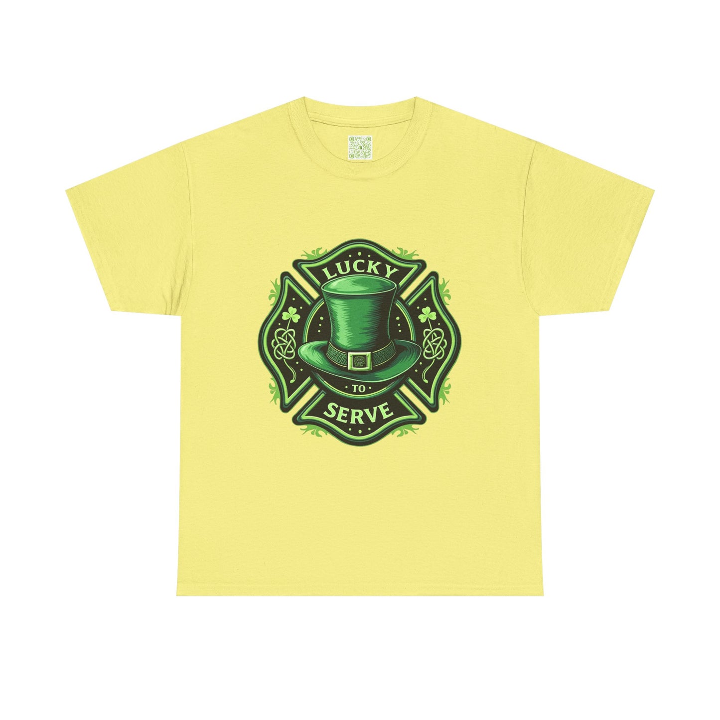 Firefighting Lucky to Serve Tee, Firefighter Gift, Shamrock Tee, St Patrick's Firefighter Day Tee, Fireman Shirt, Firemen Gift
