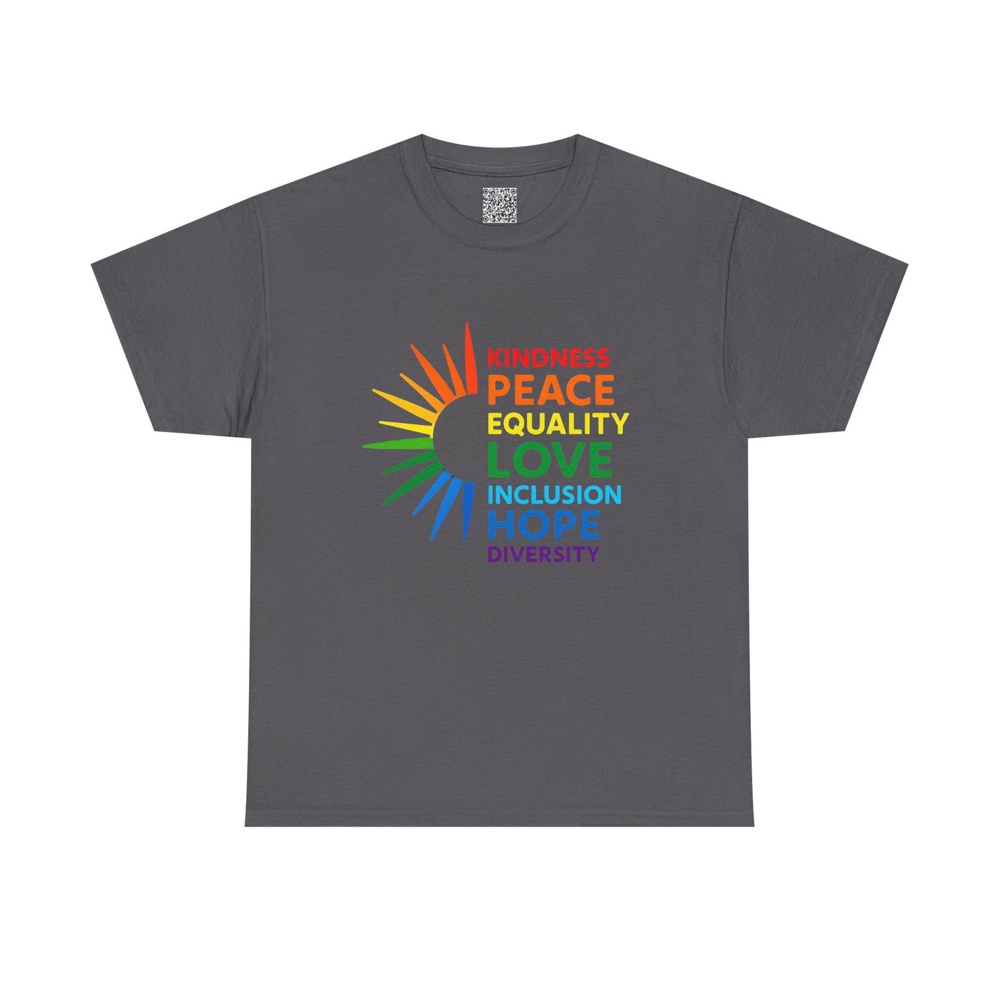 LGBTQ Pride Tee, Kindness Peace Equality Love Inclusion Hope Diversity, LGBT TShirt, Pride Outfit