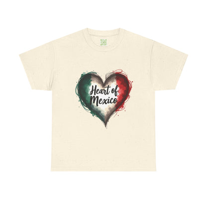 Viva la Vida Heart of Mexico Tee, Unisex Cotton Tee, Celebrate Mexican Heritage, Cinco de Mayo, Gift for Culture Lovers, Mexican Pride Tee