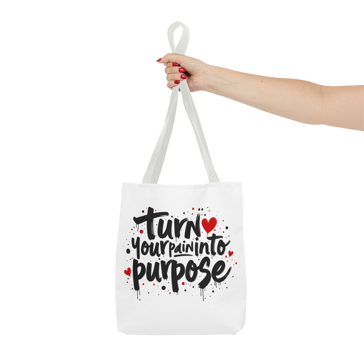 Enneagram 4 Inspirational Tote Bag, Turn Your Pain Into Purpose, Enneagram Type 4, Self Growth, Personality Types