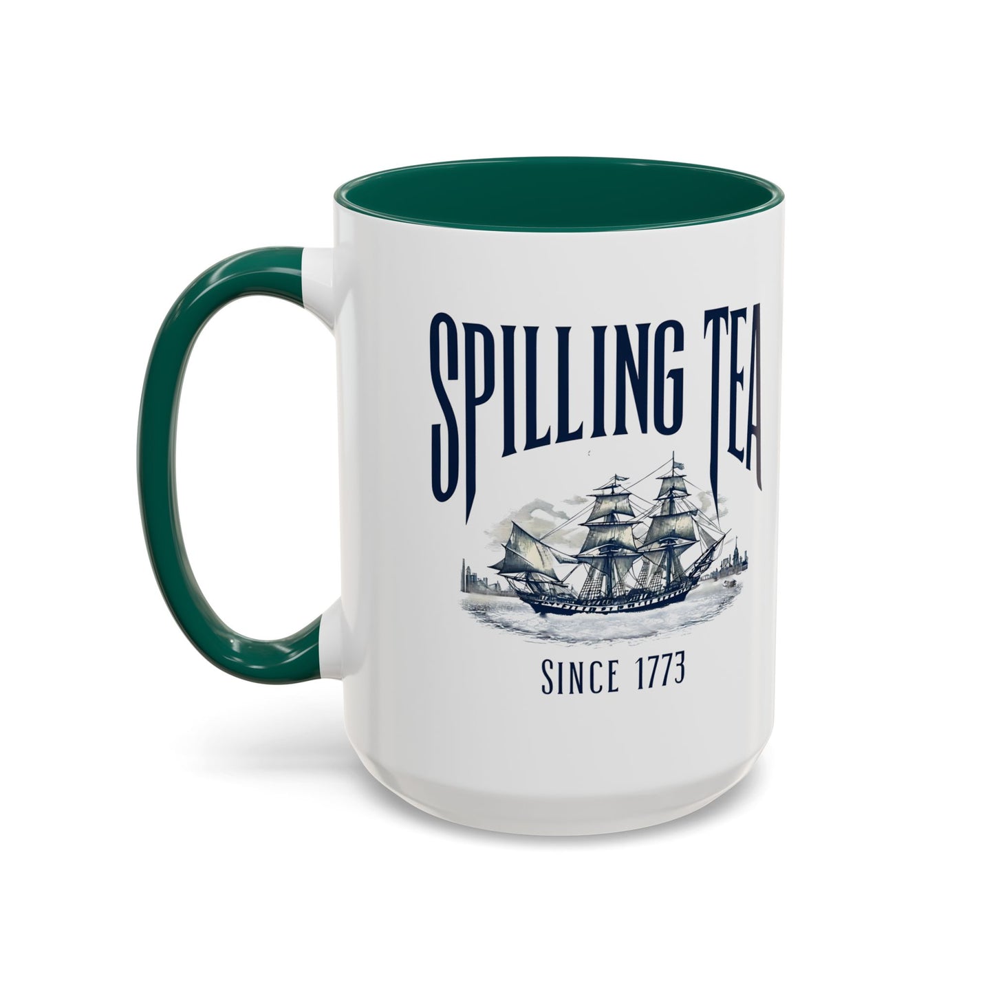 Spilling Tea Since 1773 Coffee Mug, Patriotic Coffee Mug, Funny Patriot Gift, American Freedom, Memorial Day