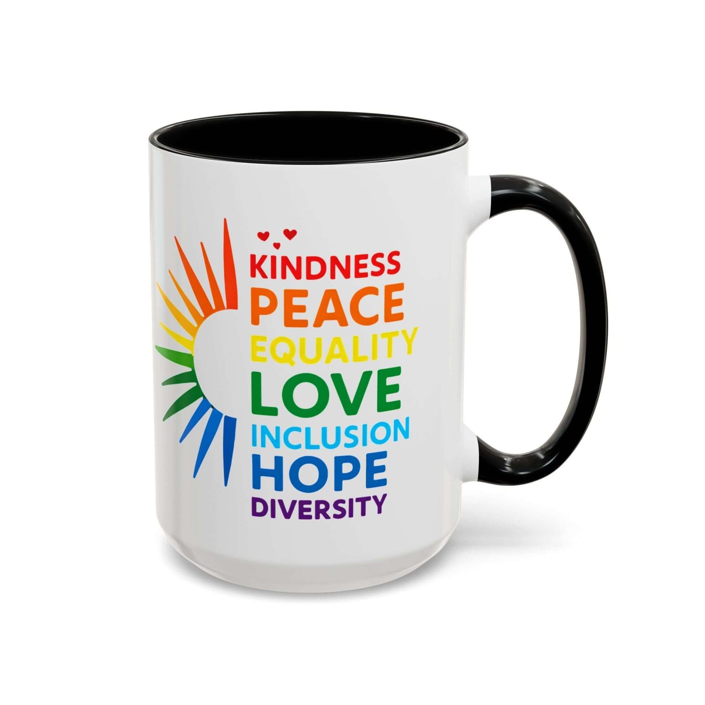 LGBTQ Pride Coffee Mug: Colorful Affirmations, LGBTQ Gift