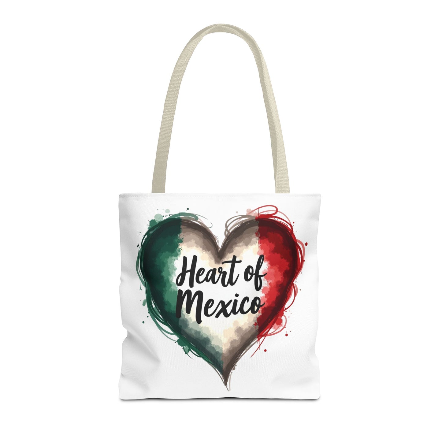 Heart of Mexico Tote Bag, Hispanic Heritage Bag, Mexican Pride Tote, Mexican Culture Bag, Brown Pride, Weekender Bag