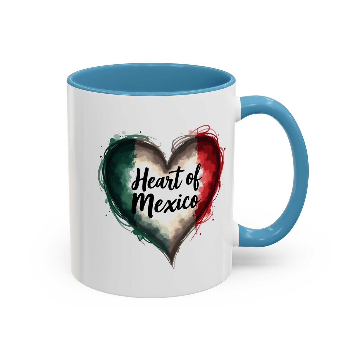 Heart of Mexico Coffee Mug, Hispanic Heritage Mug, Mexican Pride Gift, Immigrant Rights, Mexican Culture, Resistance Mug