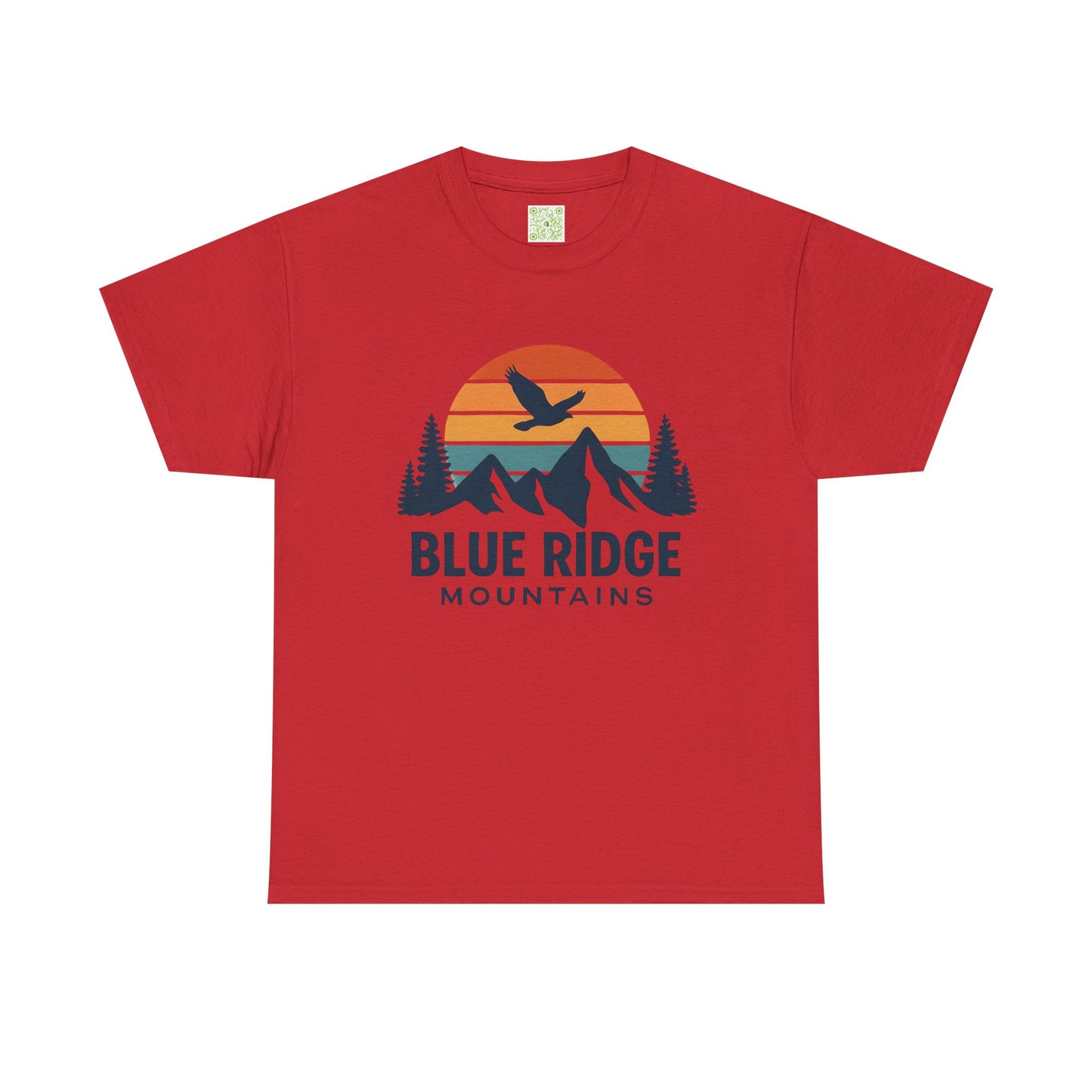 Blue Ridge Parkway Unisex Heavy Cotton Tee, Nature Lover Shirt, Blue Ridge Mountains, North Carolina Shirt, Camping Gift