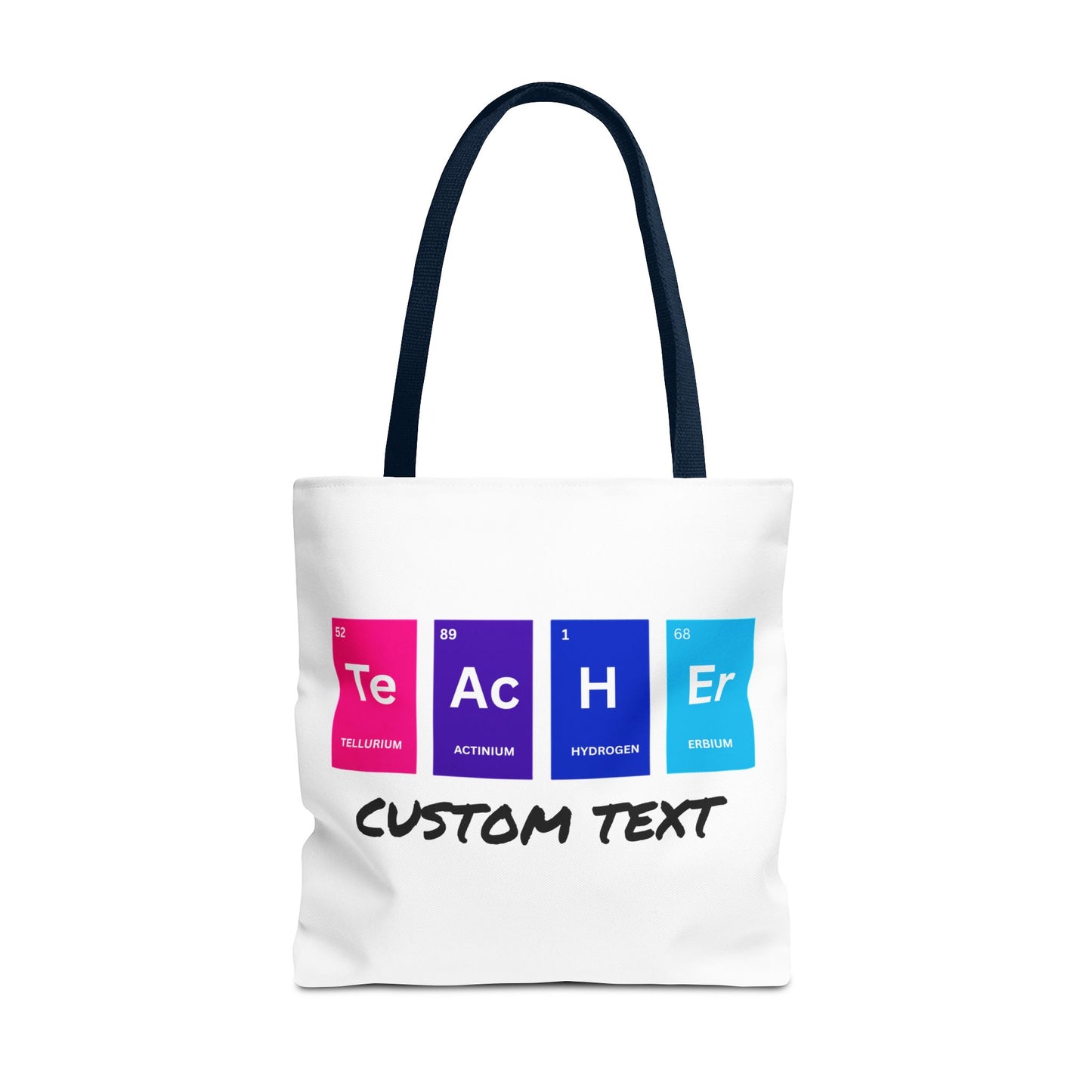 Personalized Science Teacher Tote, Periodic Table Tote, Chemist Tote, Chemistry Teacher, Science Gift, Teacher Appreciation