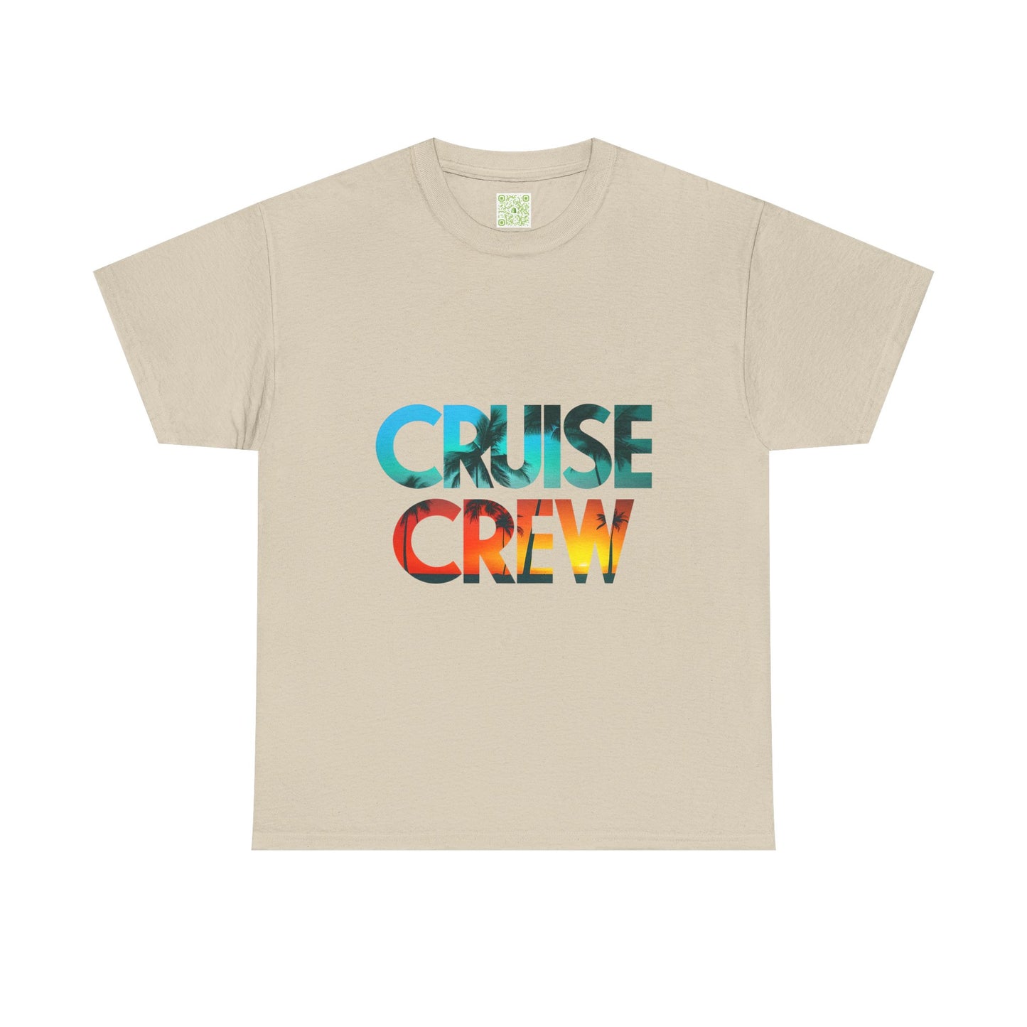 Cruise Crew Unisex Heavy Cotton Tee - Stylish Summer Vacation Shirt
