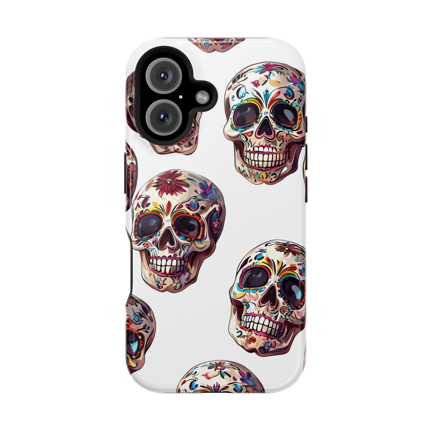 Sugar Skull Phone Case, Dia De Los Muertos, Day Of The Dead, Mexican Tradition, Sugar Skull Art, Wireless Charger