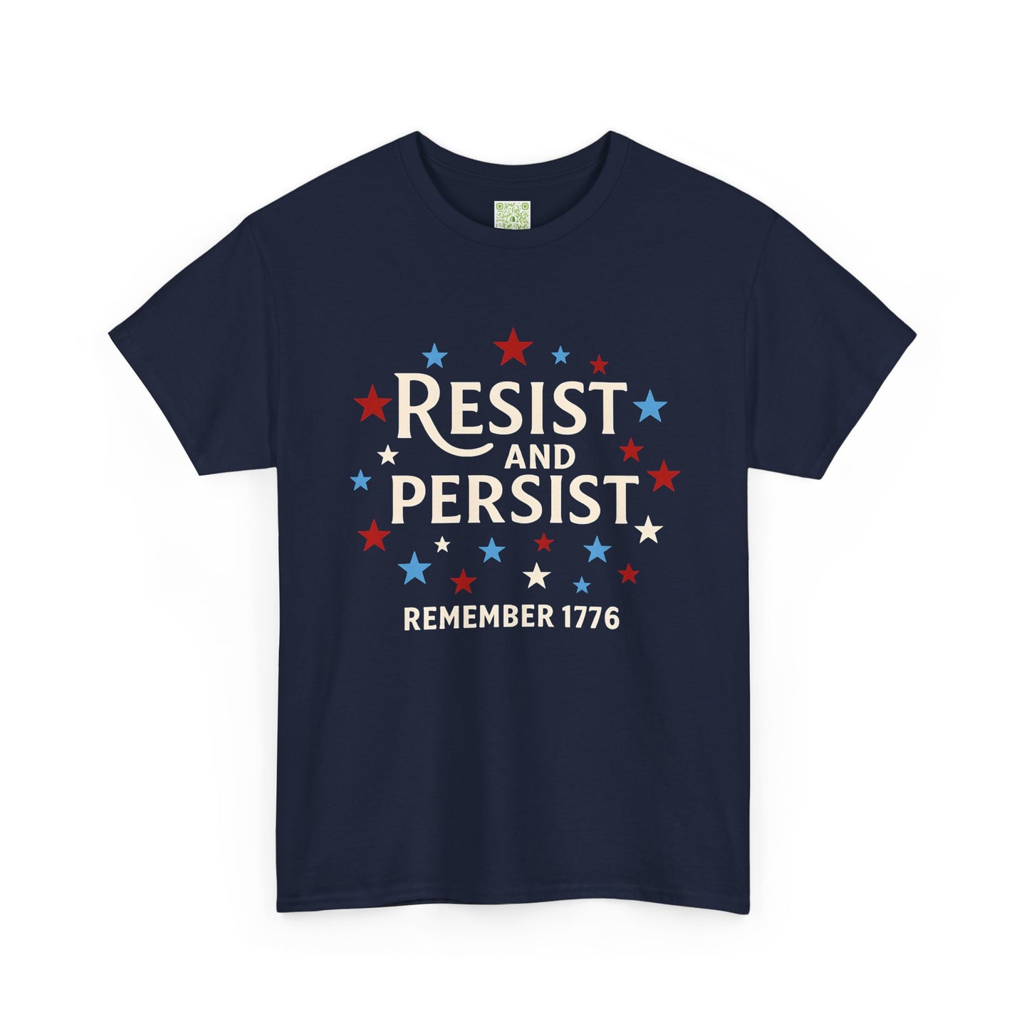 Resist and Persist Tee, Unisex Cotton, Fourth of July Shirt, Memorial Day Shirt, Patriotic Shirt, Freedom Shirt, USA Flag Tee
