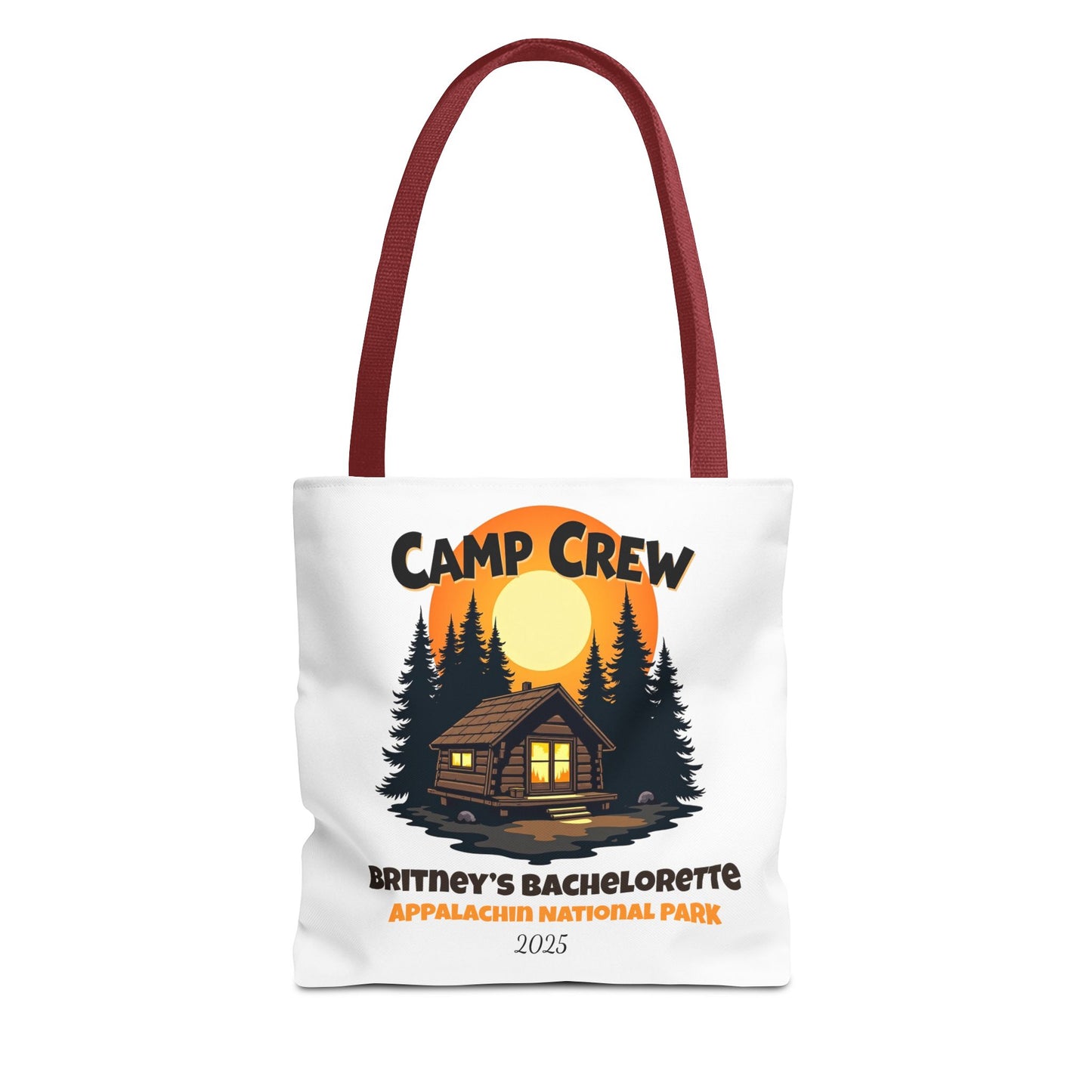 Bachelorette Camp Crew Tote Bag, Bride Beach Bag, Camp Bride, Camping Bach, Bridal Tote Bag, Custom Beach Bag