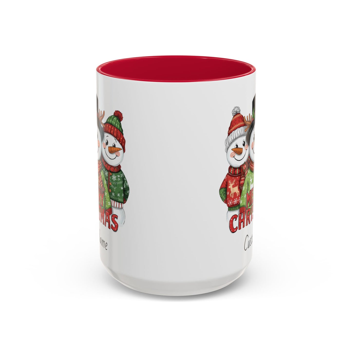 Cheerful Christmas Snowman Mug, Snowman Coffee Mug, Cute Christmas Mug, Snowman Gift for Her, Gift for Neighbors