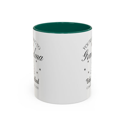 You’re Going to Be a Grandma Mug, Pregnancy Announcement Coffee Cup, New Grandma Gift, Baby Reveal Mug for Grandparents, 2025 Baby Announcement