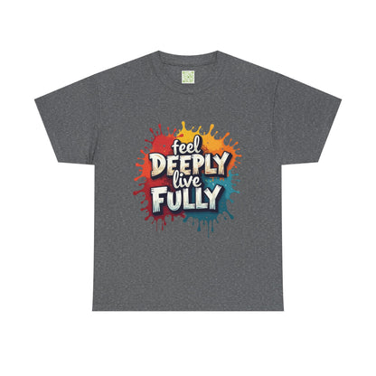 Enneagram  Type 4 Feel Deeply Live Fully Tee, Enneagram Gift, Individualist T-Shirt, Graphic Tshirt, Enneagram Merch