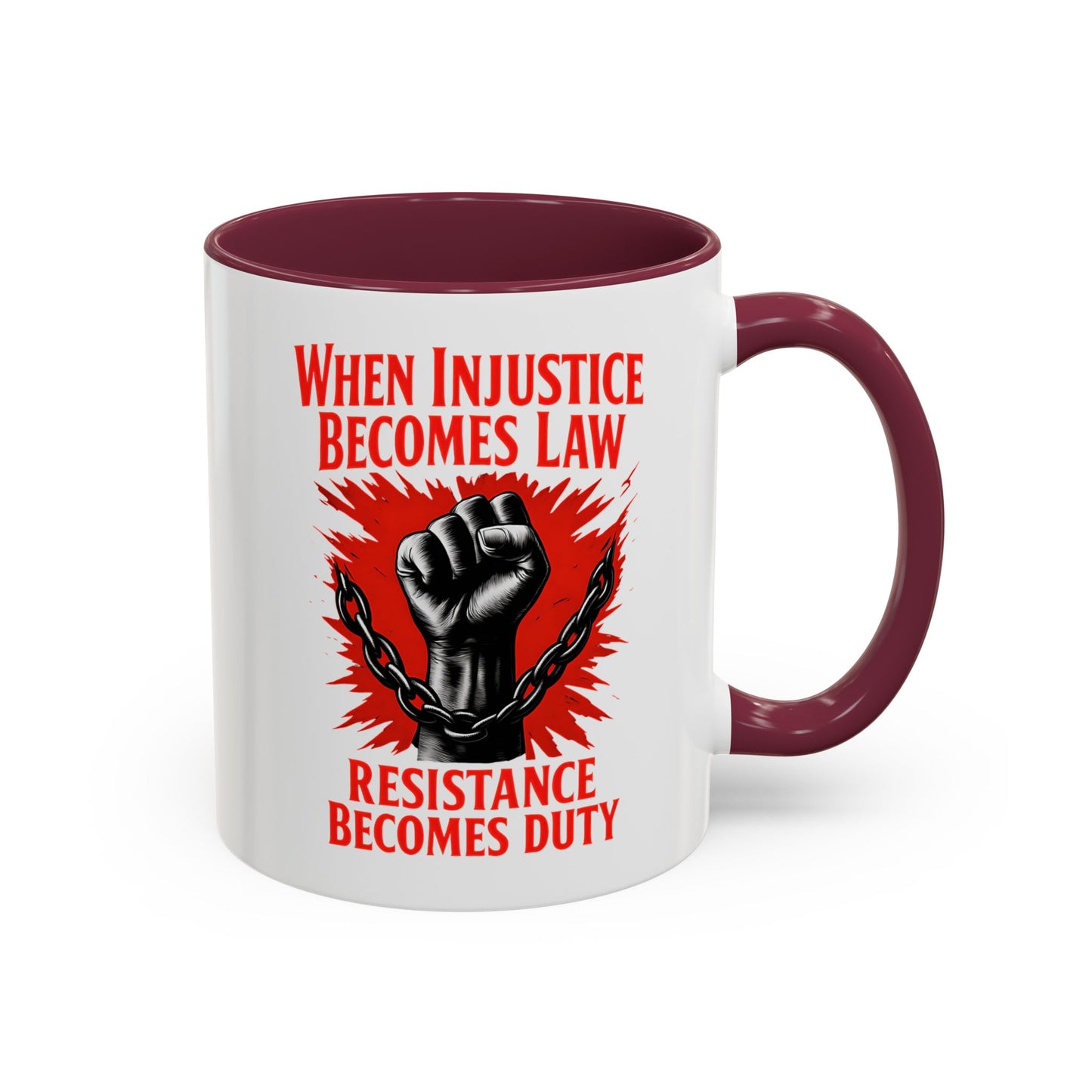 anti trump mug, chinga la mirgra, When Injustice Becomes Law, Resistance Mug, Social Justice Mug, Equality Coffee Cup, Resist Mug Gift