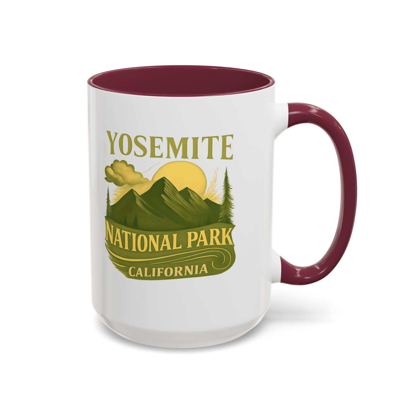 Yosemite National Park Accent Mug, Yosemite Gift, Yosemite Travel Gift, California Trip, Granola Girl Gift