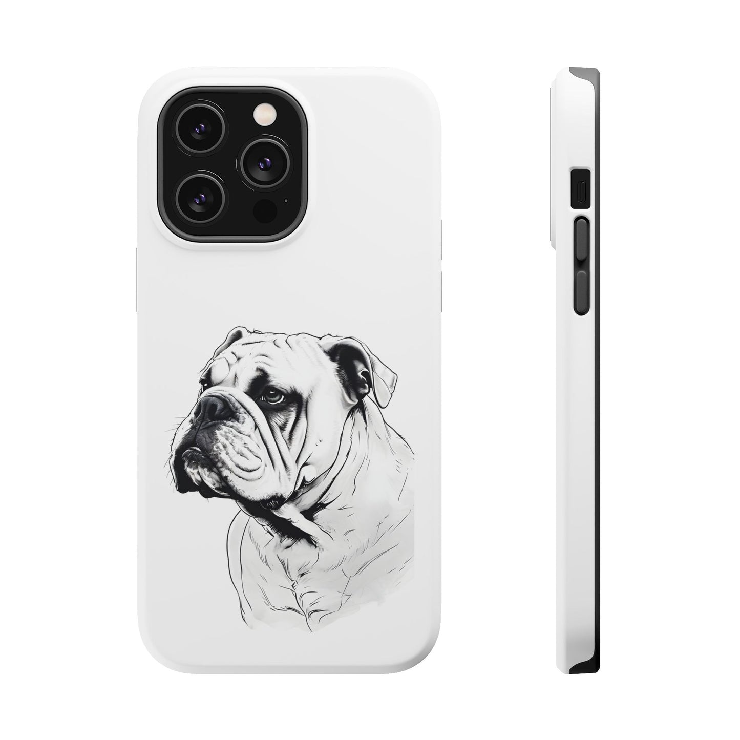 Bulldog Magnetic Tough Cases - Durable Phone Protection, Pet Lovers Gift, Animal Accessories, Unique Design, Personalized Tech