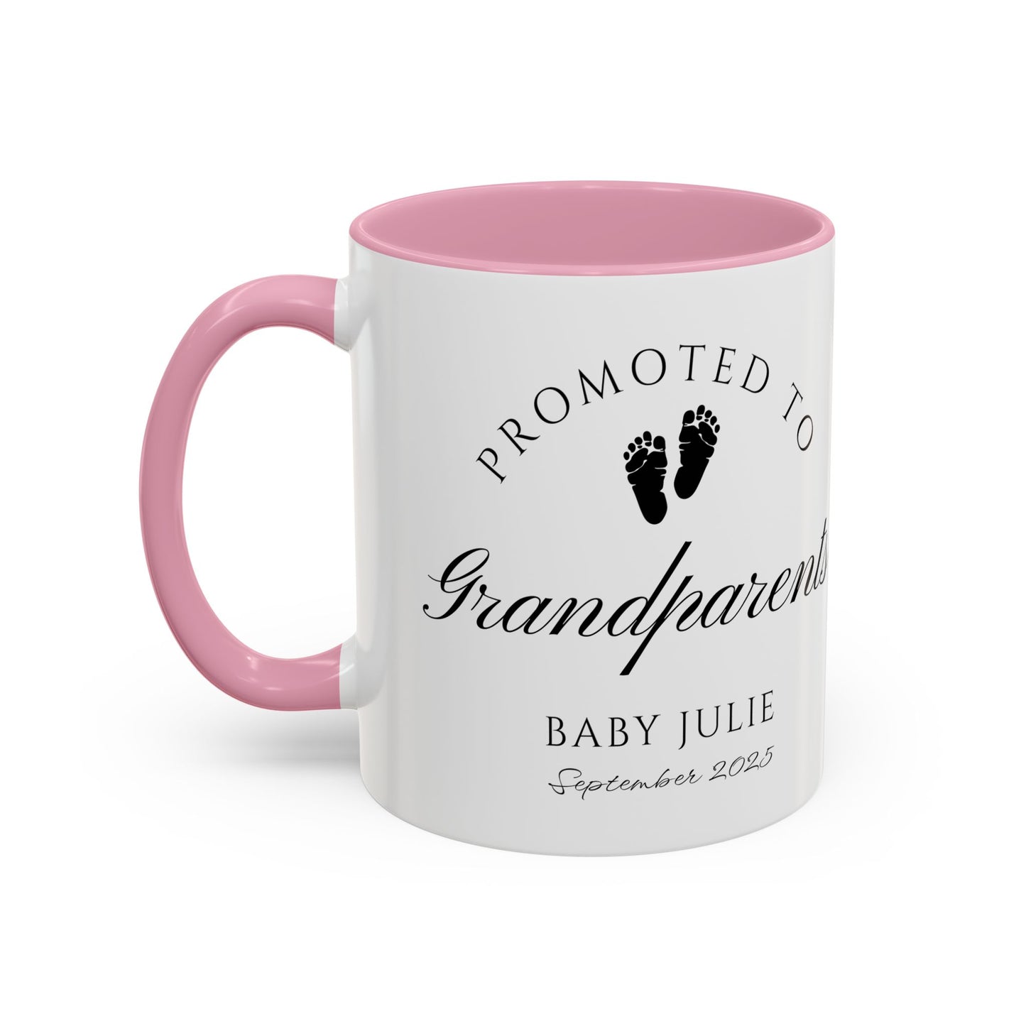 Promoted to Grandparents Mug, Pregnancy Announcement Coffee Cup, Baby Reveal Gift, New Grandparent Mug, Personalized Baby Announcement