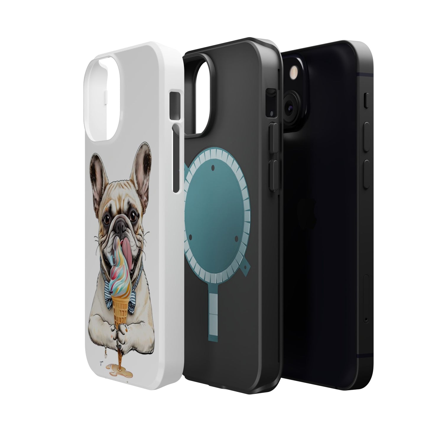 French Bulldog iPhone Case, Ice Cream Phone Case, Frenchie Mom Gift, Dog Phone Case, French Bulldog Lover Gift