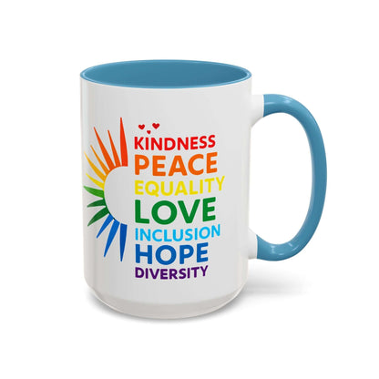 LGBTQ Pride Coffee Mug: Colorful Affirmations, LGBTQ Gift
