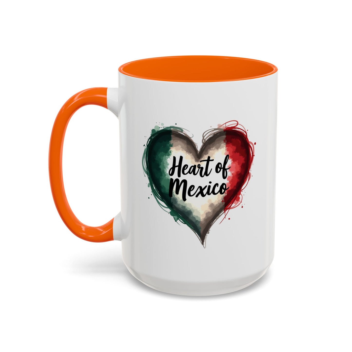 Heart of Mexico Coffee Mug, Hispanic Heritage Mug, Mexican Pride Gift, Immigrant Rights, Mexican Culture, Resistance Mug
