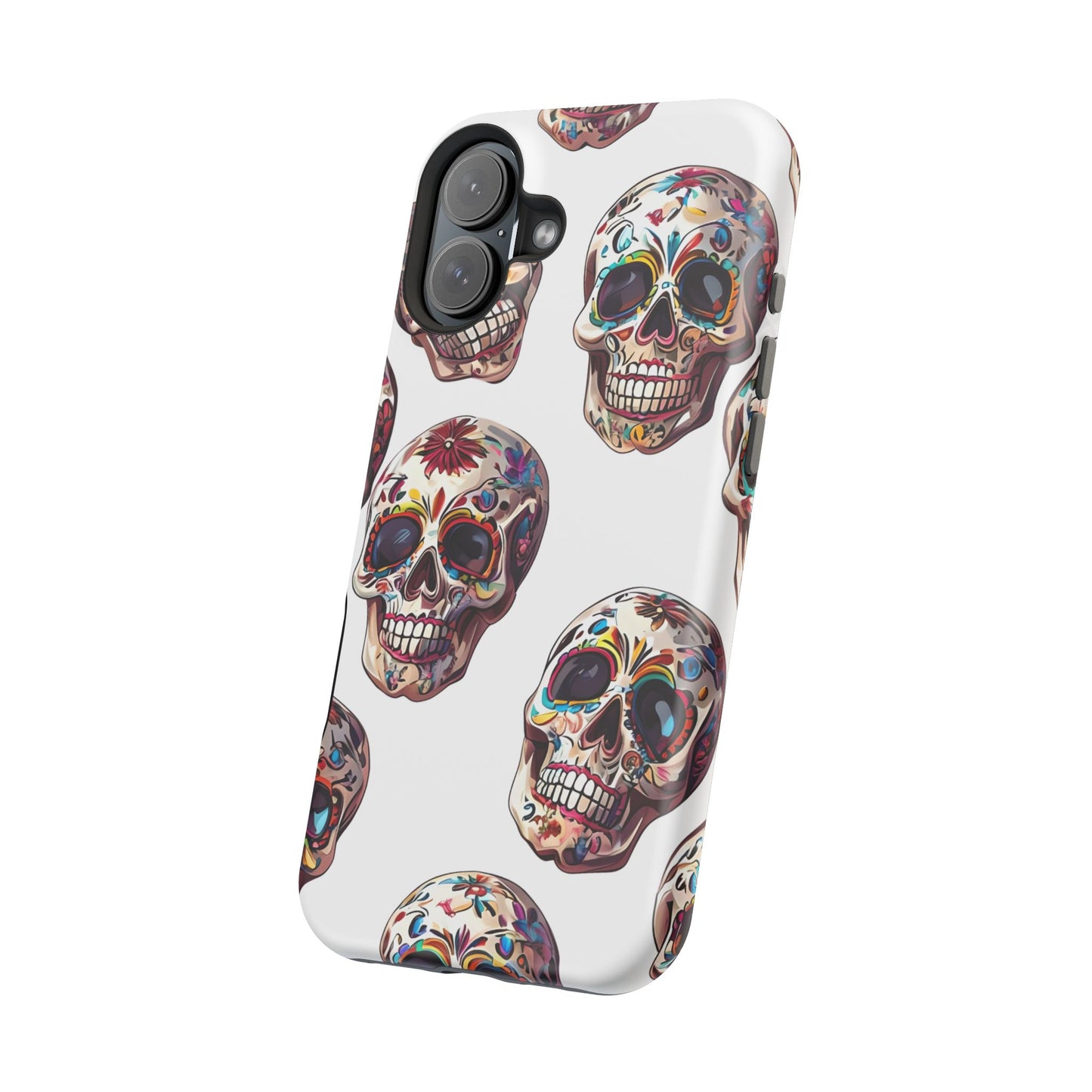 Sugar Skull Phone Case, Dia De Los Muertos, Day Of The Dead, Mexican Tradition, Sugar Skull Art, Wireless Charger