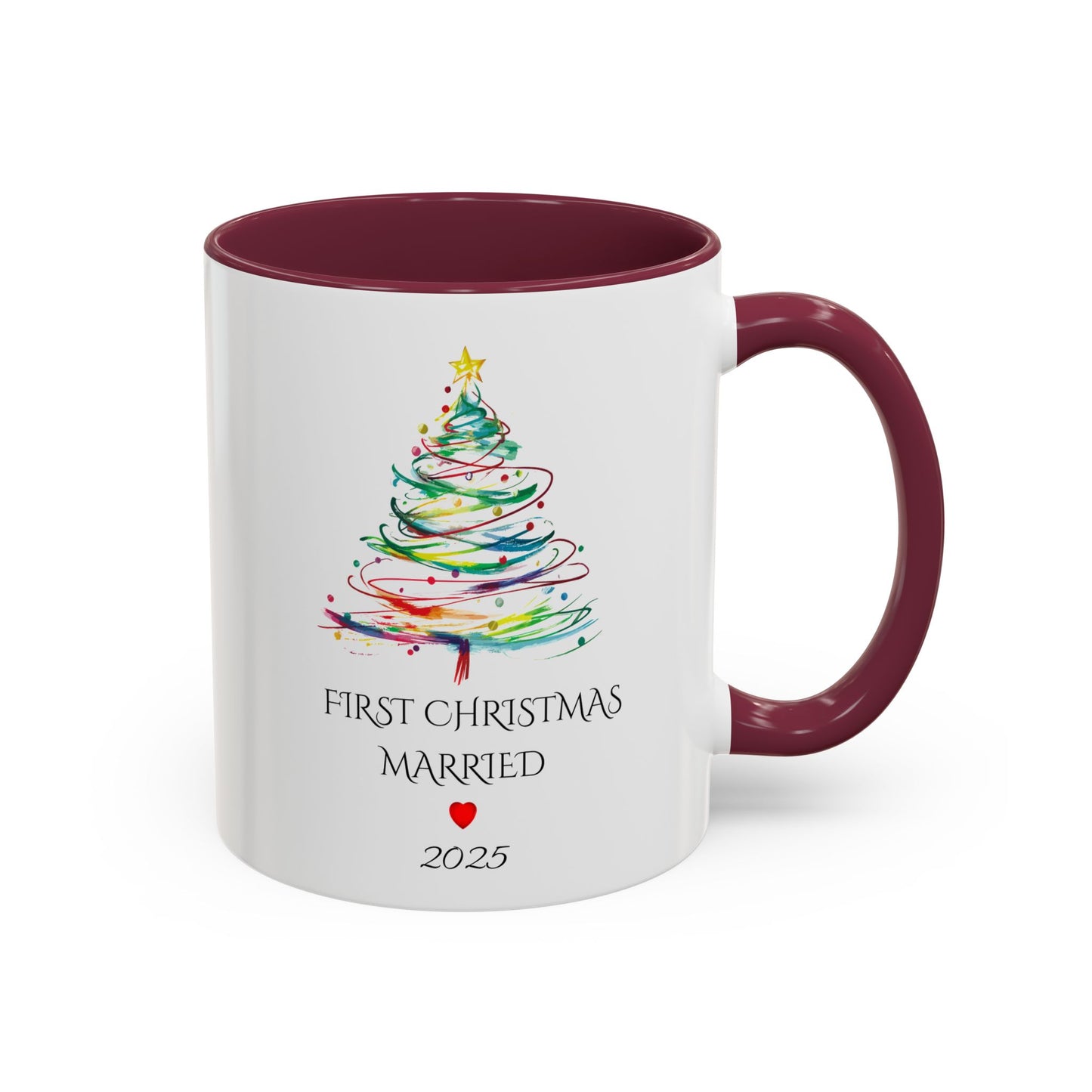 First Year Married Mug, Mr and Mrs Mug, Couple Mug, First Christmas Married, Just Married Gift, Newlywed Gift Ideas