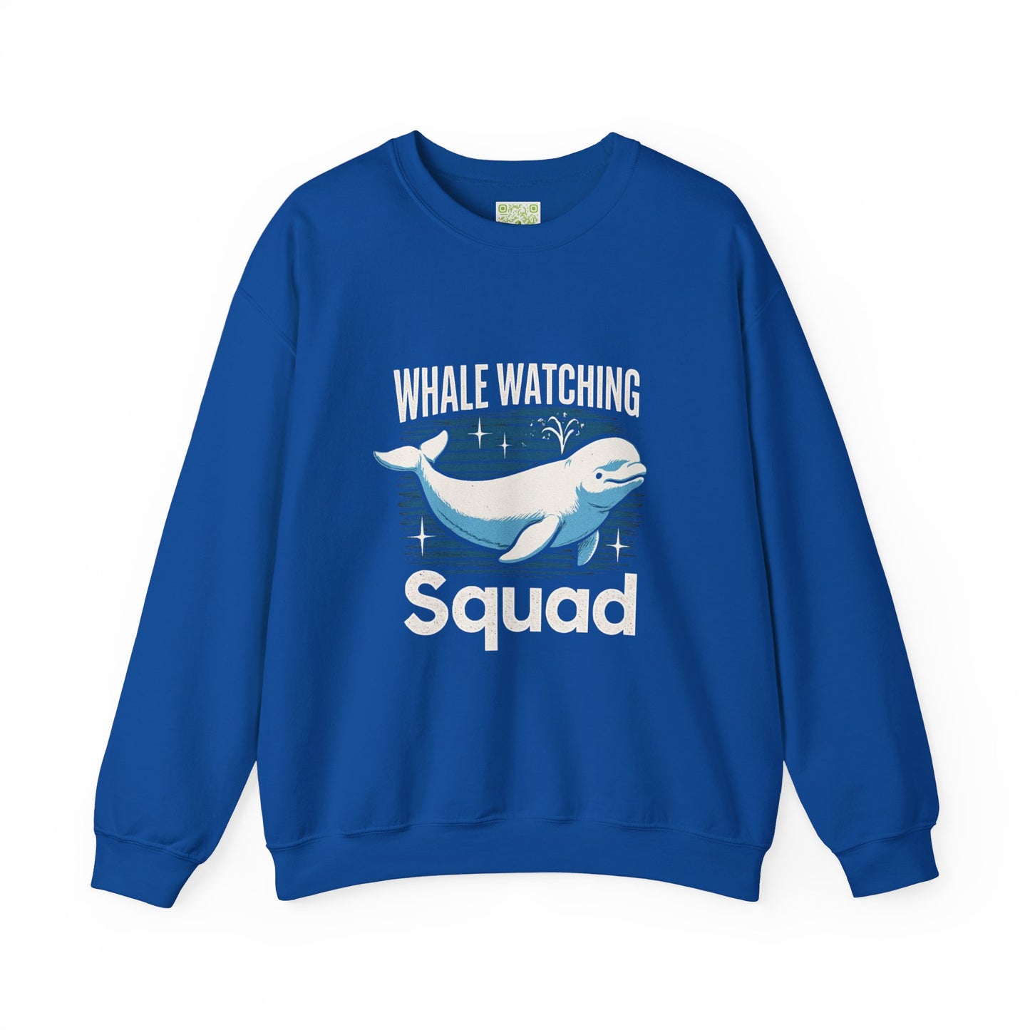 Whale Watching Squad Sweatshirt, Unisex Crewneck, Personalized Whale Watching, Whale Shirt, Whale Gifts, Blue Whale