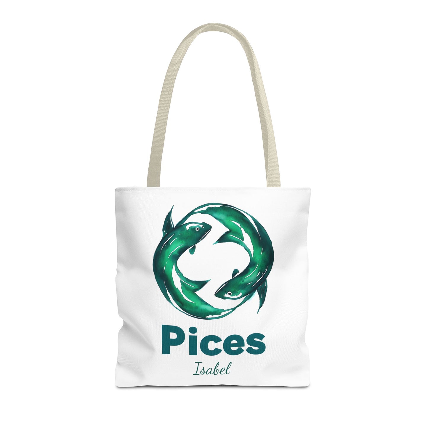 Pices Zodiac Personalized Tote Bag - Astrology Inspired, Gift for Taurus, Festival Tote, Astrology Lover's Bag, Horoscope Gift