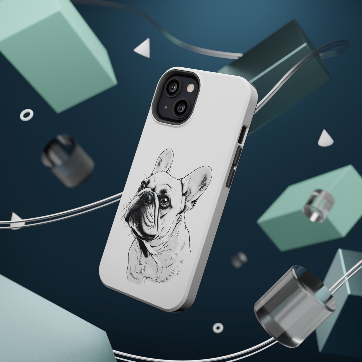 French Bulldog Magnetic Phone Case, Custom Pet Case, Durable Phone Accessories, Gift for Dog Lovers, Unique Phone Protection