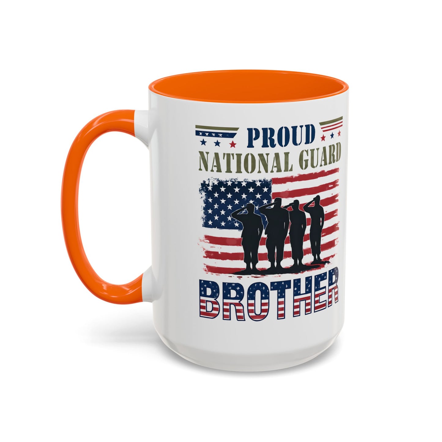 Proud National Guard Brother Coffee Mug, Veteran Appreciation Mug, Military Family Gift, Army Gifts, Tactical Gifts