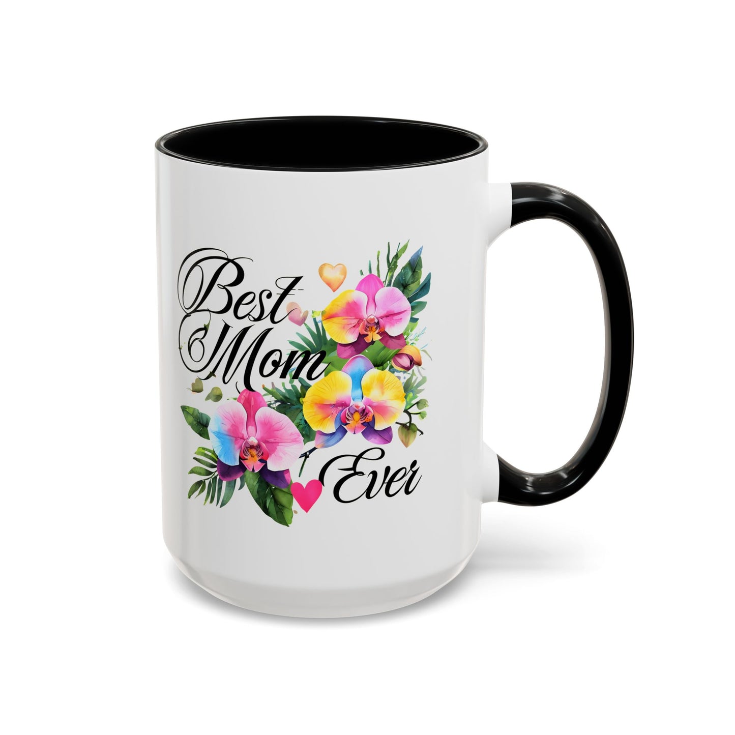 Floral Best Mom Coffee Mug, Vibrant Tea Mug for Mom, Unique Mother's Day Gift, Appreciation Gift for Her