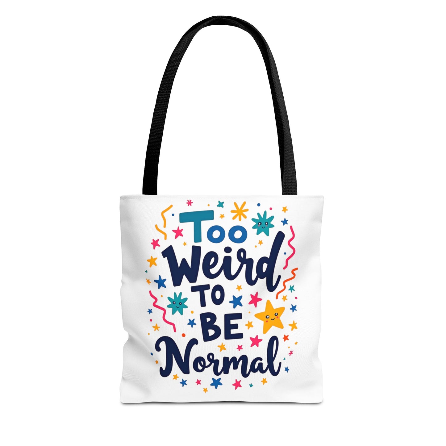 Enneagram Type 4 Tote Bag, To Weird to Be Normal, Personality Test, Enneagram Four, Self Growth Accessories