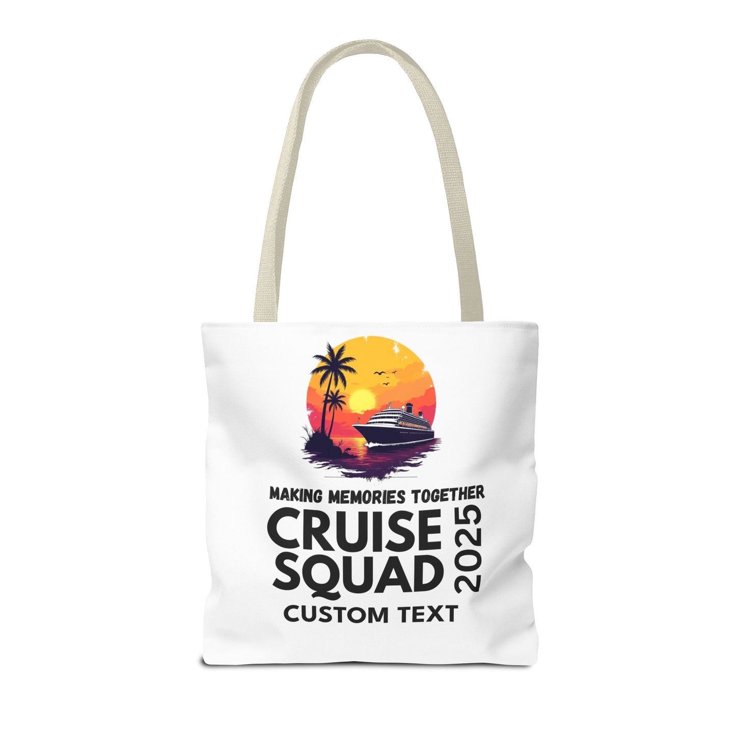 Personalized Cruise Squad Tote Bag, Family Cruise 2025, Matching Tote Bag, Vacation Tote, Family Vacation 2025, Cruise Bag