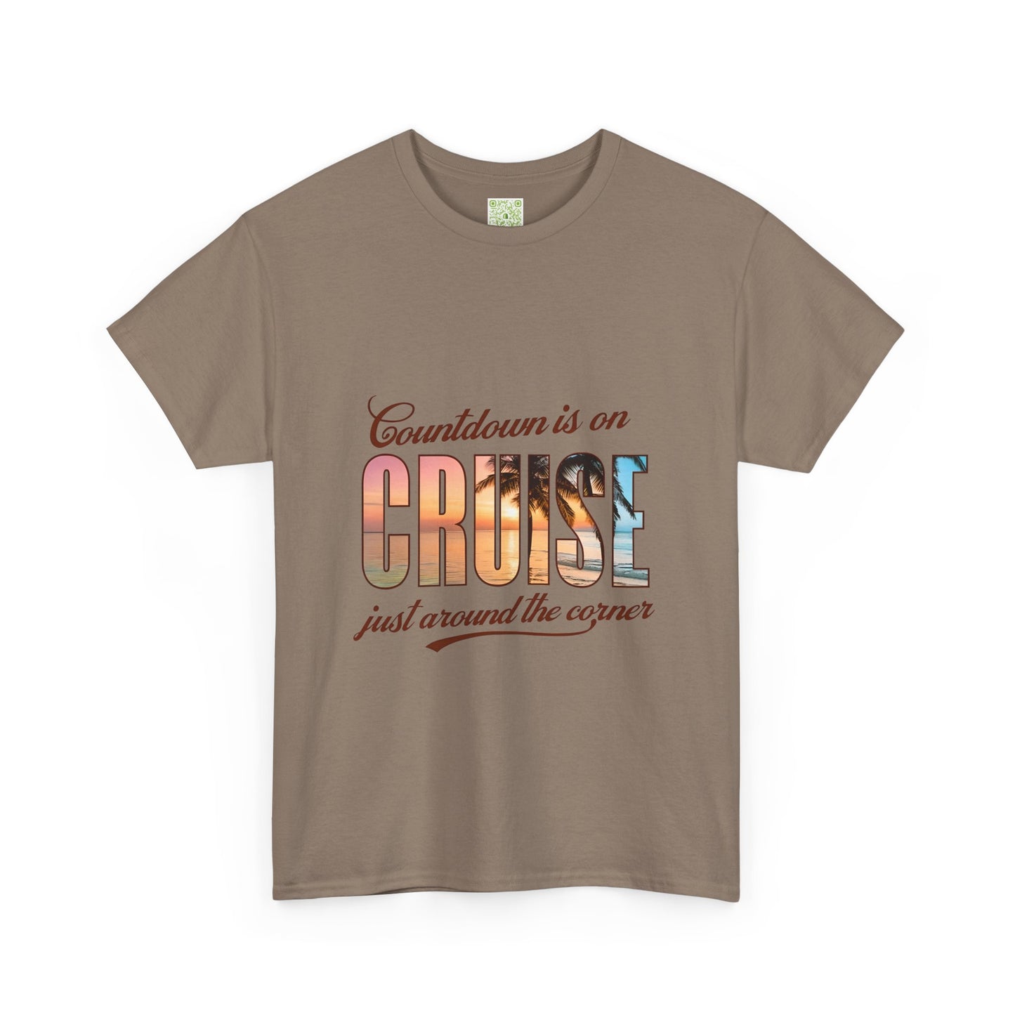 Cruise Countdown Heavy Cotton Tee, Cruise Squad 2025 Shirt, Family Vacation 2025 Tee, Family Cruise Shirt, Custom Travel Shirt