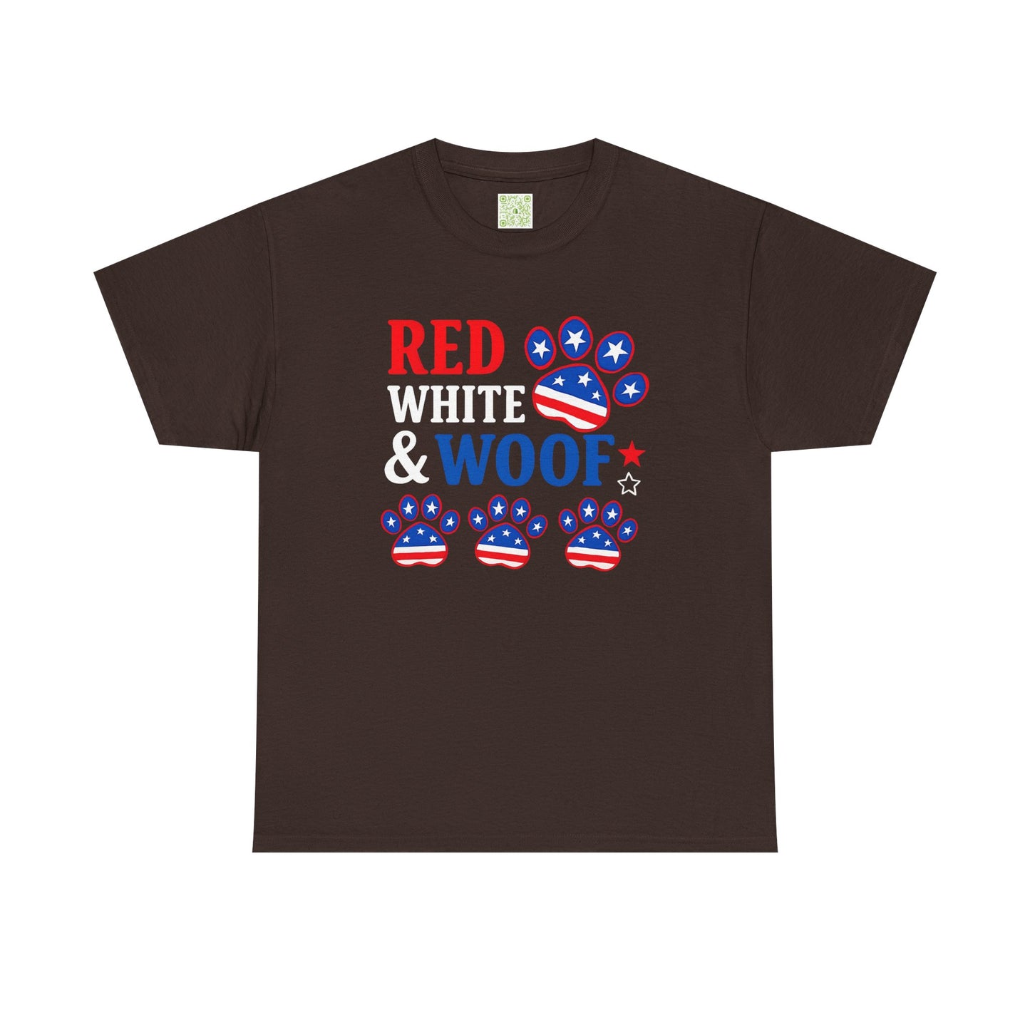 Patriotic Dog Lover Tee, USA Dogs Shirt, Red White & Woof, Fourth of July Shirt, American Shirt, Dog Lovers Gift