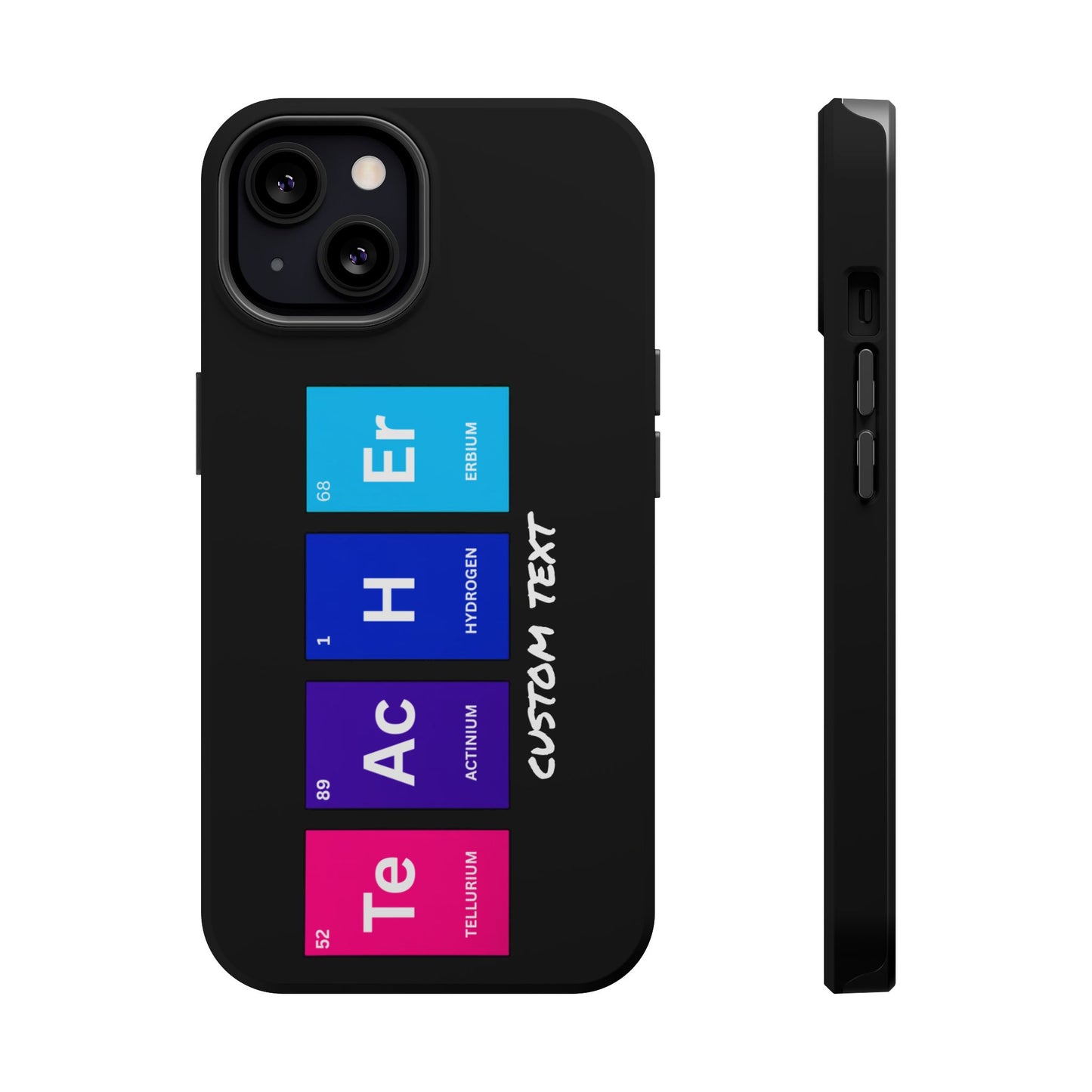 Teacher Element Magnetic Tough Case, Gift for Educator, First Year Teacher, Trendy iPhone Case, Periodic Table