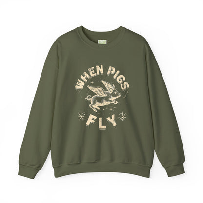 When Pigs Fly Sweatshirt, Flying Pig Shirt, Pigs With Wings, I Love Pigs, Pig Lover Gift, Cute Pig Shirt, Pig T-Shirt
