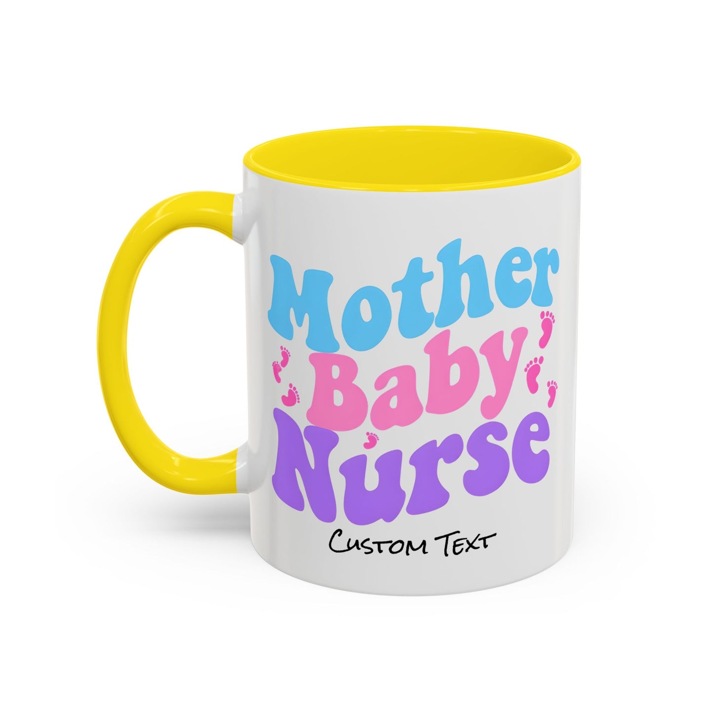 Retro Mother Baby Nurse Coffee Mug, Nurse Practitioner Gift, Labor and Delivery Nurse, Postpartum Gift, Nursery Nurse Cup