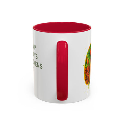 Trump Always Chickens Out TACO Mug, Subtle Anti Trump, Democrat Gift Mug, Funny Liberal Gift, Political Mug