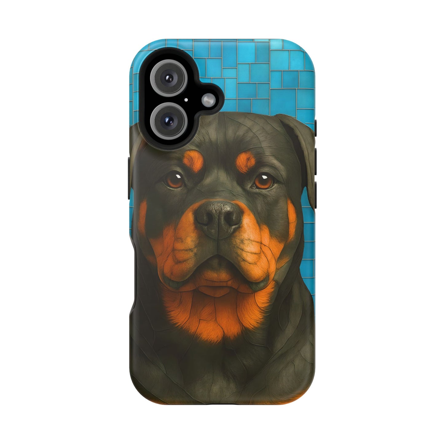 Rottweiler Mosaic Phone Case, Rottie Mama Phone Cover, Rottweiler Mama Gift, Dog Lover Gift, iPhone Dog Case